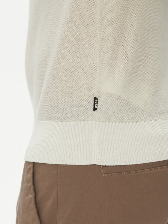BOSS BOSS Polo H-Jianluca 50537654 Bijela Regular Fit