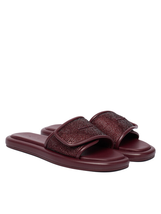 MICHAEL Michael Kors Шльопанці MICHAEL Michael Kors 40F5SKFA3S Бордовий