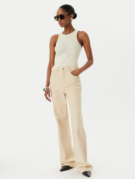 Patrizia Pepe Patrizia Pepe Top 8M1768/J373-W413 Beis Slim Fit