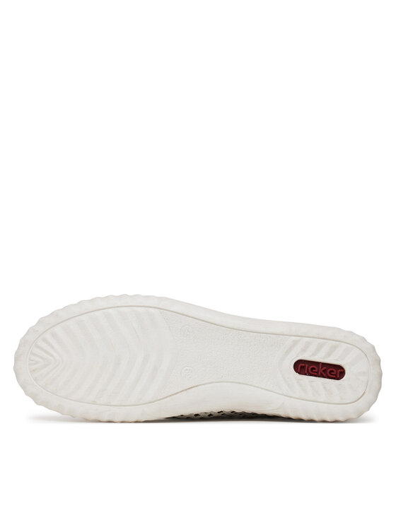 Rieker Pantofi Rieker N0965-80 Alb