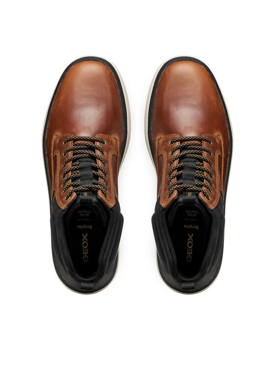 Geox Kotníková obuv Geox U Spherica Ecub-1.1 U56LUB 0FFCQ C0275 Hnědá