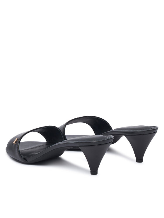 Tommy Hilfiger Nazouváky Tommy Hilfiger Th Mid Mule FW0FW09508 Černá