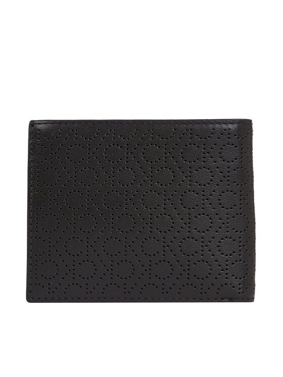 Calvin Klein Piniginė Calvin Klein Modern Bar Bifold 5Cc W/Coin K50K511835 Juoda