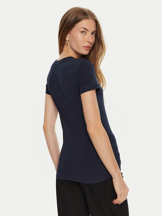 Guess Guess T-Shirt W2YI44 J1314 Μπλε Slim Fit