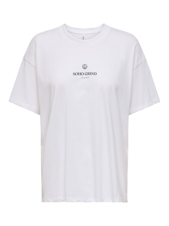 ONLY ONLY Camiseta Vivvi 15346761 Blanco Regular Fit