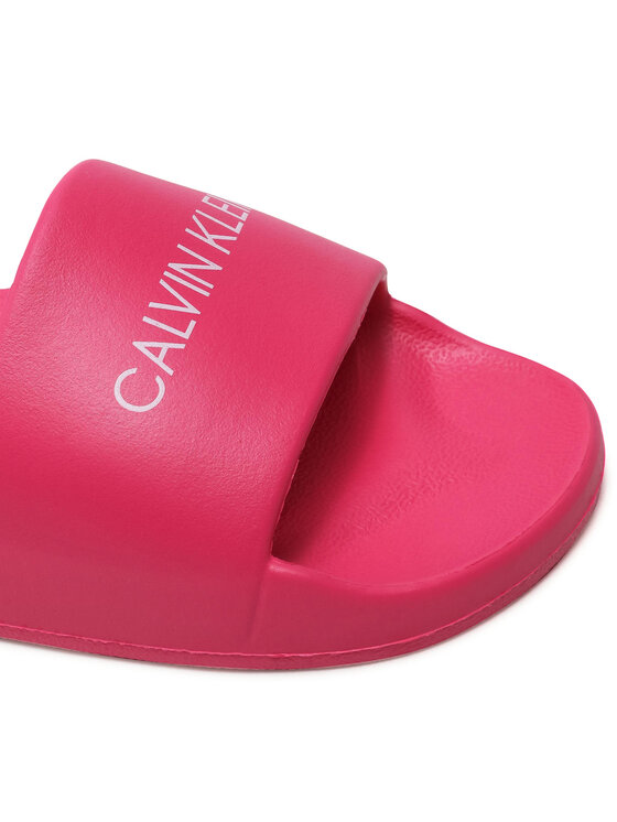 Calvin Klein Swimwear Παντόφλες Calvin Klein Swimwear One Mold Slide KK0KK00075 Ροζ