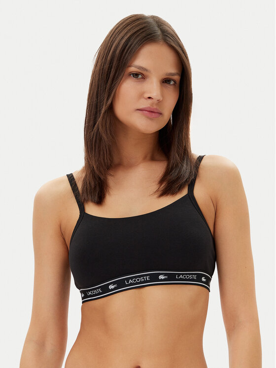Lacoste Lacoste Top de sujetador IF8166 Negro