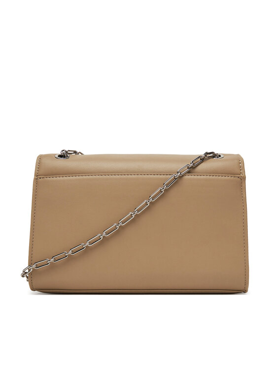 Calvin Klein Geantă Calvin Klein Ck Medium Conv Chain Bag K60K612810 Bej