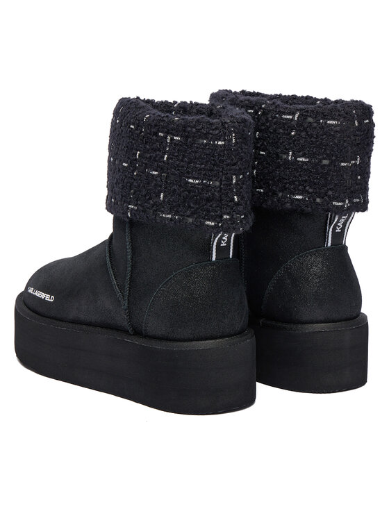 KARL LAGERFELD Śniegowce KARL LAGERFELD Thermo KL48552 Czarny
