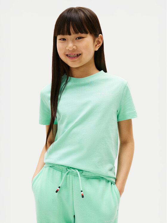 Tommy Hilfiger Tommy Hilfiger T-shirt KS0KS00594 Verde Regular Fit