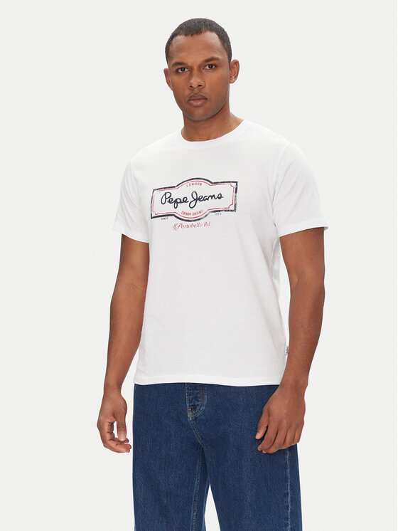 Pepe Jeans Pepe Jeans Футболка Daxton PM509786 Білий Regular Fit