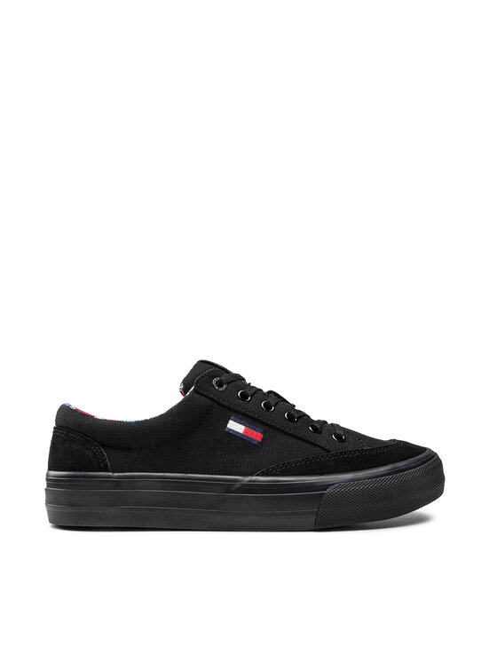 Tommy Jeans Tenisky Tommy Jeans Skate Vulc Tjm EM0EM00735 Čierna