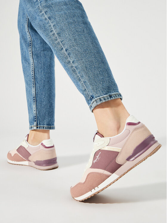 Pepe Jeans Sneakersy Pepe Jeans London Urban W PLS40005 Oranžová