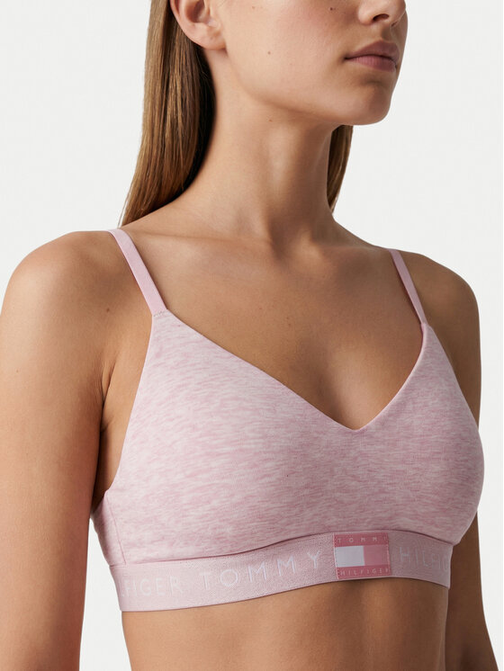 Tommy Hilfiger Tommy Hilfiger Bralette UW0UW05715 Rosa claro