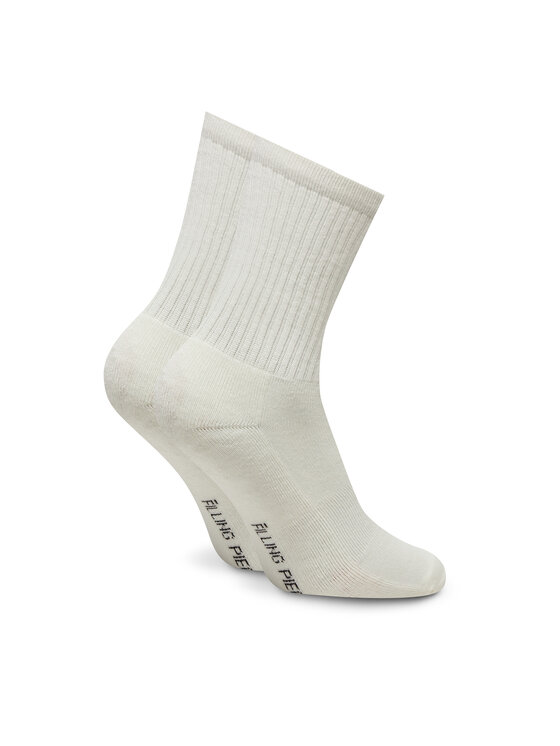 Filling Pieces Dlhé ponožky Filling Pieces Patch 68513711901 Biela