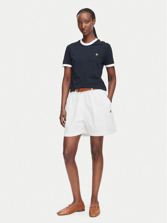Beverly Hills Polo Club Beverly Hills Polo Club Camiseta P-SS26W-TS0104 Azul marino Regular Fit