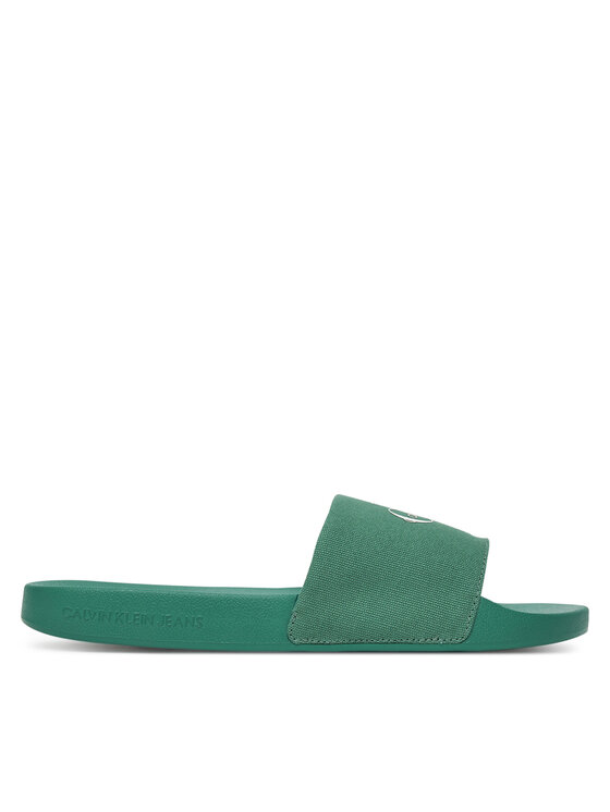 Calvin Klein Jeans Chanclas Calvin Klein Jeans Slide Monologo Cv YM0YM01367 Verde