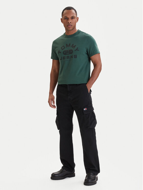 Tommy Jeans Tommy Jeans Camiseta DM0DM22551 Verde Regular Fit