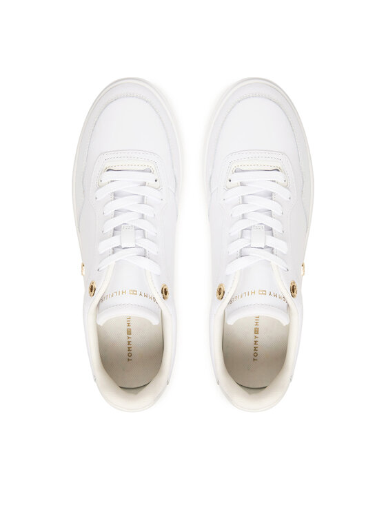 Tommy Hilfiger Zapatillas Tommy Hilfiger Casual Cupsole Sneaker FW0FW09022 Blanco