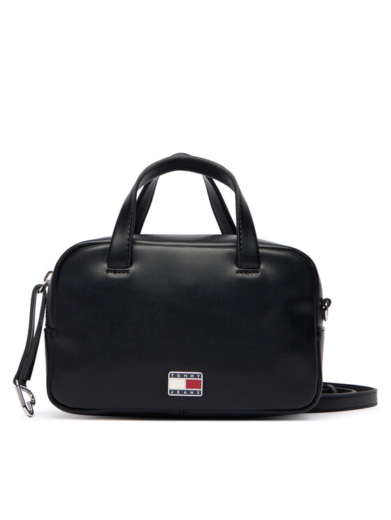 Tommy Jeans Geantă Tommy Jeans Tjw City Trunk Crossover AW0AW18084 Negru