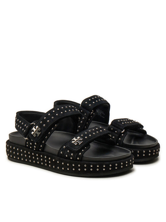 Tory Burch Босоніжки Tory Burch Kira Sport Sandal 159921 Чорний