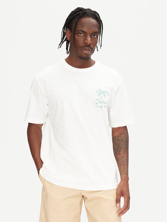 Only & Sons Only & Sons Póló Milo 22034452 Fehér Relaxed Fit