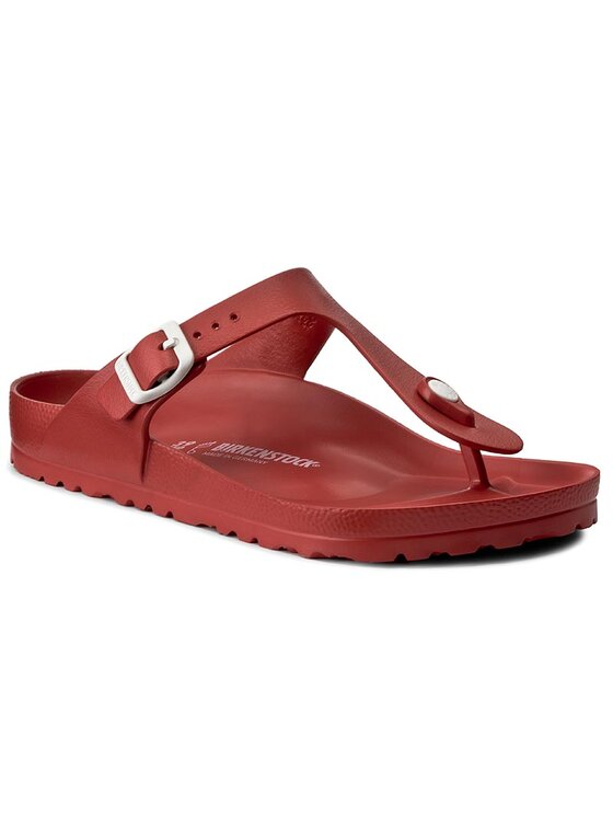 Birkenstock Čības uz pirksta Birkenstock Gizeh 0128231 Sarkans