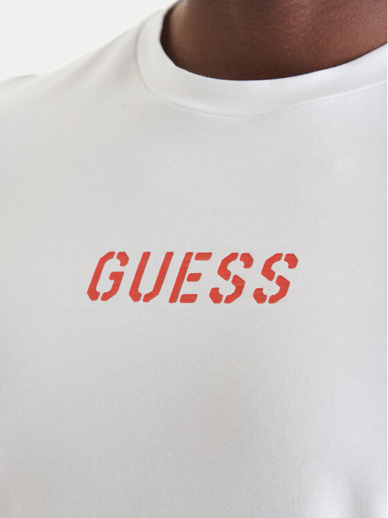 Guess Guess Camiseta U6GM01 K6YW1 Blanco Regular Fit