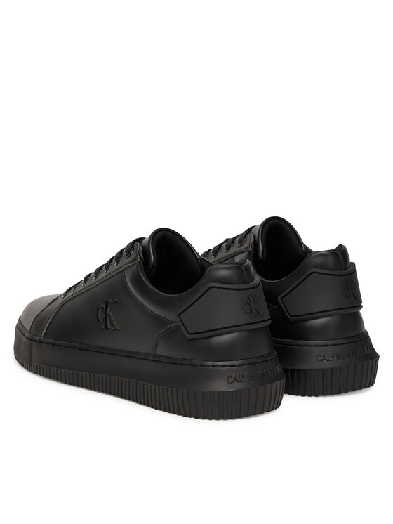Calvin Klein Jeans Sneakersy Calvin Klein Jeans Chunky Cupsole Ru Patch Lth YM0YM01296 Černá