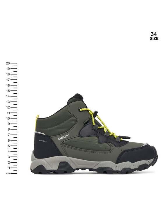 Geox Trzewiki Geox J Magnetar Boy B Abx J463ZC 050FU C0914 S Zielony ciemny