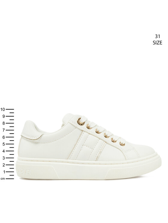 Tommy Hilfiger Superge Tommy Hilfiger Low Cut Lace-Up Sneaker T3A9-33745-1439 M Bela