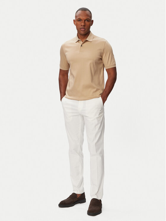 Bugatti Bugatti Polo 8150-15105E Marrón claro Regular Fit