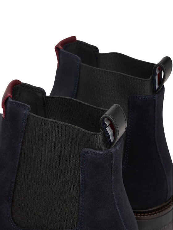 Tommy Hilfiger Jātnieku stila puszābaki Tommy Hilfiger Comfort Lwt FM0FM05592 Tumši zils