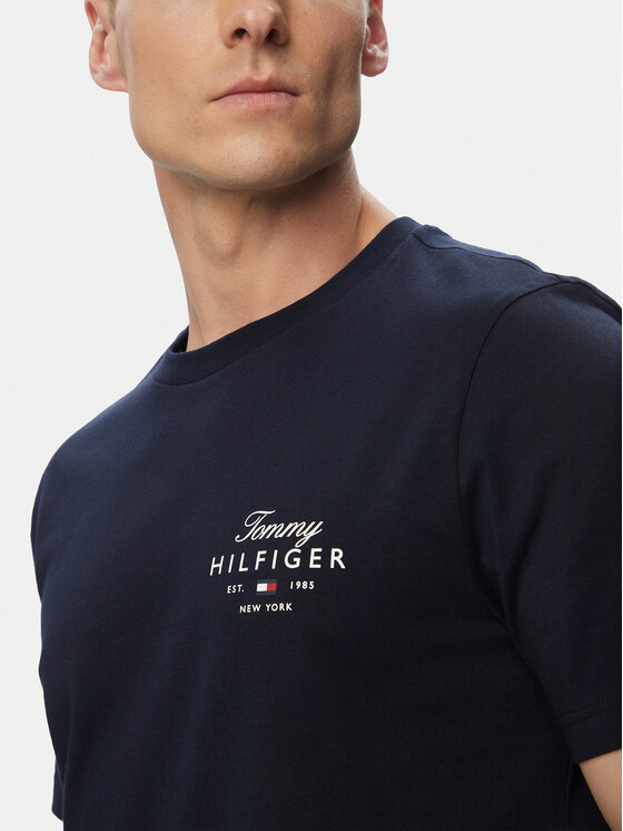 Tommy Hilfiger Tommy Hilfiger Camiseta MW0MW43224 Azul marino Regular Fit