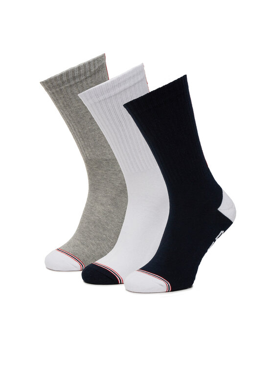 Hunter Duge čarape Hunter AS_HUNTER_01W_SS25 (3-PACK) Šarena