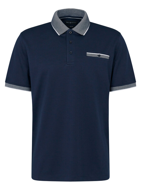 Bugatti Bugatti Polo 8151-75091C Azul marino Regular Fit