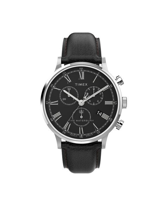 Timex Hodinky Timex Waterbury Chronograph TW2U88300 Čierna