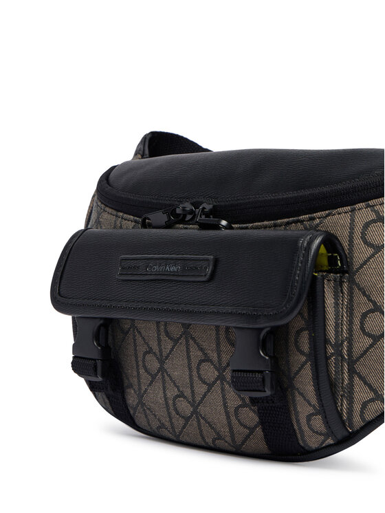 Calvin Klein Ledvinka Calvin Klein Mixed Emblem Aop LV04D3382G Béžová