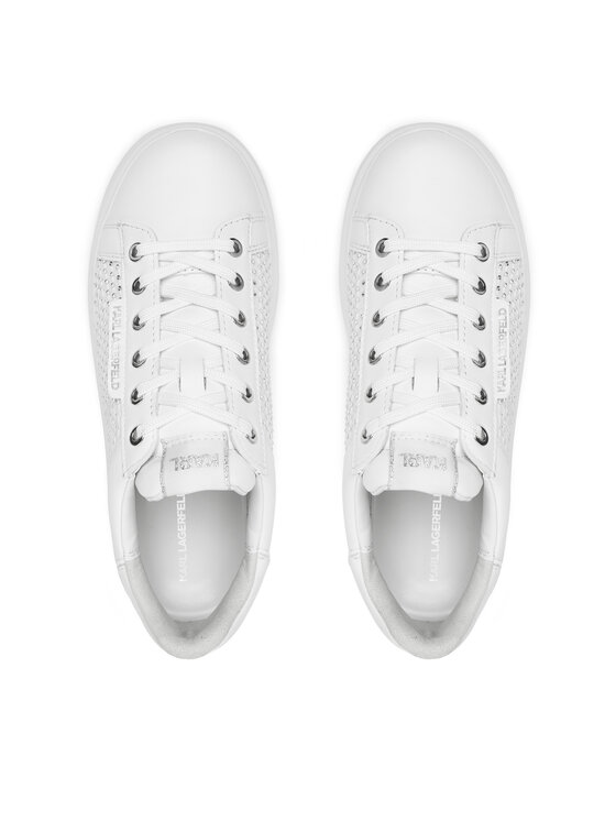 KARL LAGERFELD Sneakersy KARL LAGERFELD KL63577N Biały