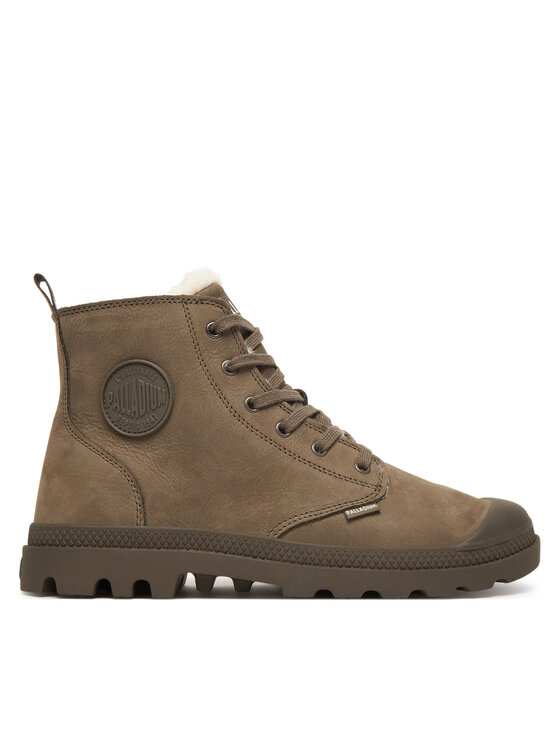 Palladium Туристически oбувки Palladium Pampa Hi Zip Wl 05982-281-M Каки