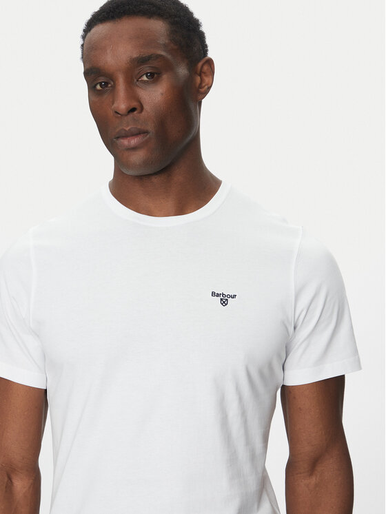 Barbour Barbour Футболка Essential Sports MTS0331WH11 Білий Tailored Fit