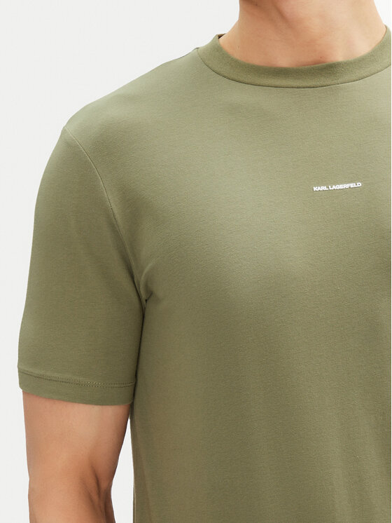 KARL LAGERFELD KARL LAGERFELD Camiseta 755030 552235 Verde Regular Fit