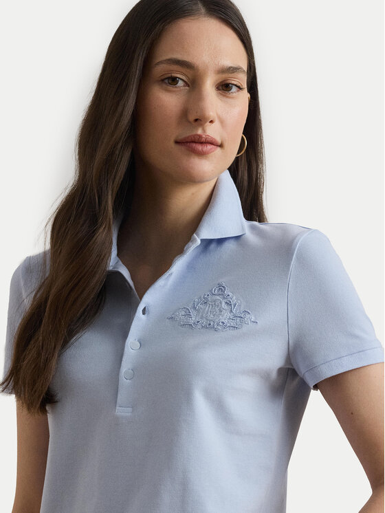 LAUREN RALPH LAUREN LAUREN RALPH LAUREN Поло 200966129001 Блакитний Slim Fit