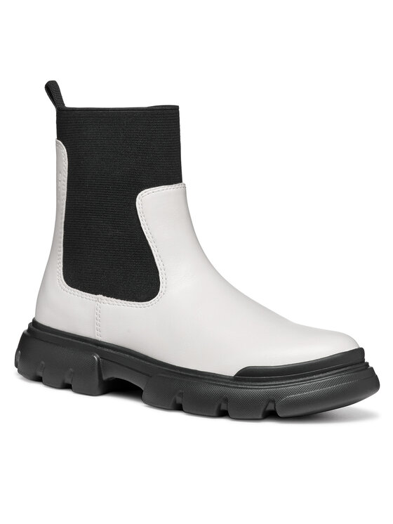 Geox Stivali Geox J Junette Girl J46HVC 0BCNH C1M9B M Écru