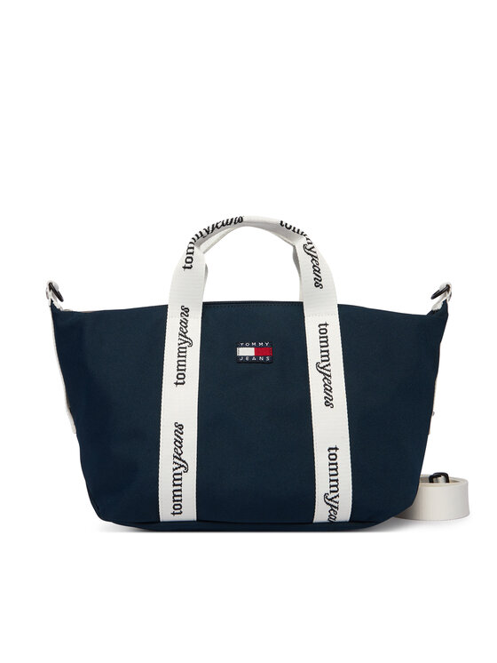 Tommy Jeans Borsetta Tommy Jeans Ess Daily Mini Tote AW0AW18460 Blu scuro