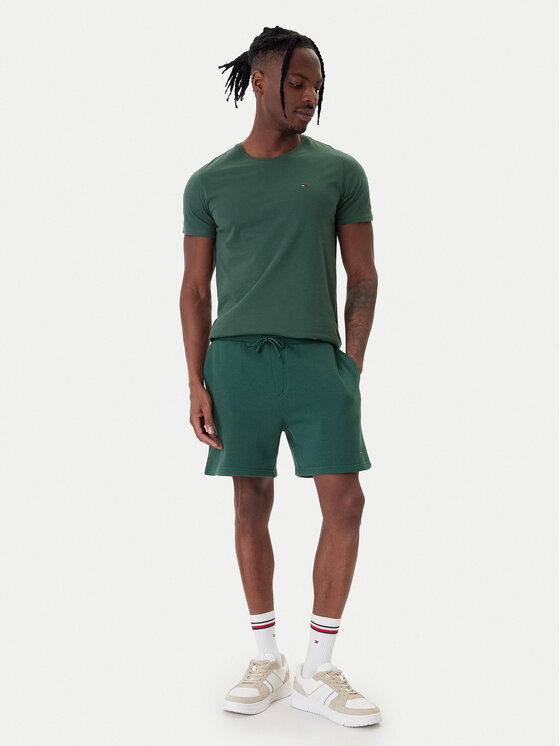 Tommy Jeans Tommy Jeans T-shirt DM0DM04411 Zelena Slim Fit