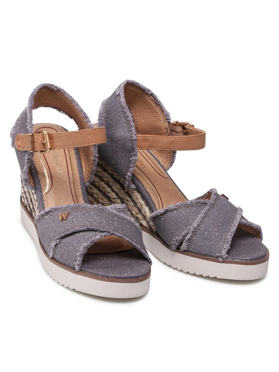 Wrangler Espadrilky Wrangler Maiorca Cross WL21700A Sivá
