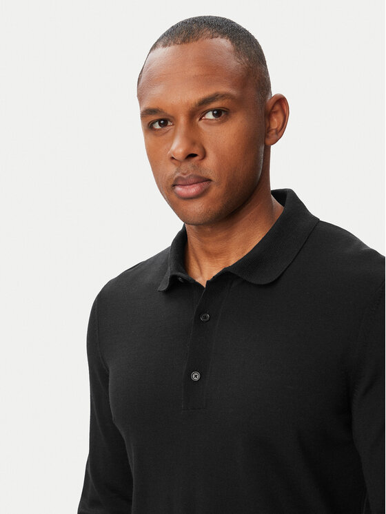 BOSS BOSS Polo H-Lancione 50565503 Negro Regular Fit