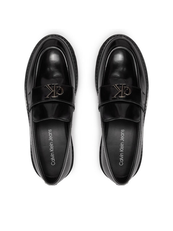 Calvin Klein Jeans Chunky loafers Calvin Klein Jeans Combat Loafer Mg Mtl YW0YW01503 Nero