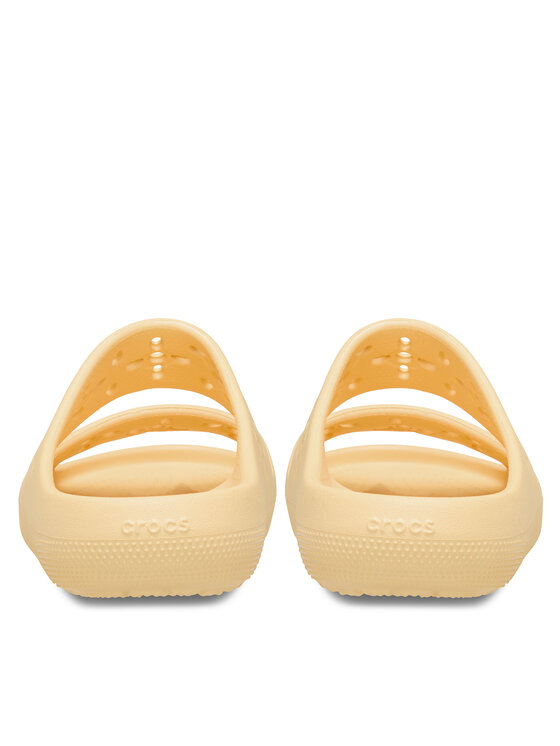 Crocs Şlapi Crocs Classic Floral Cutout Sandal 210966 Portocaliu